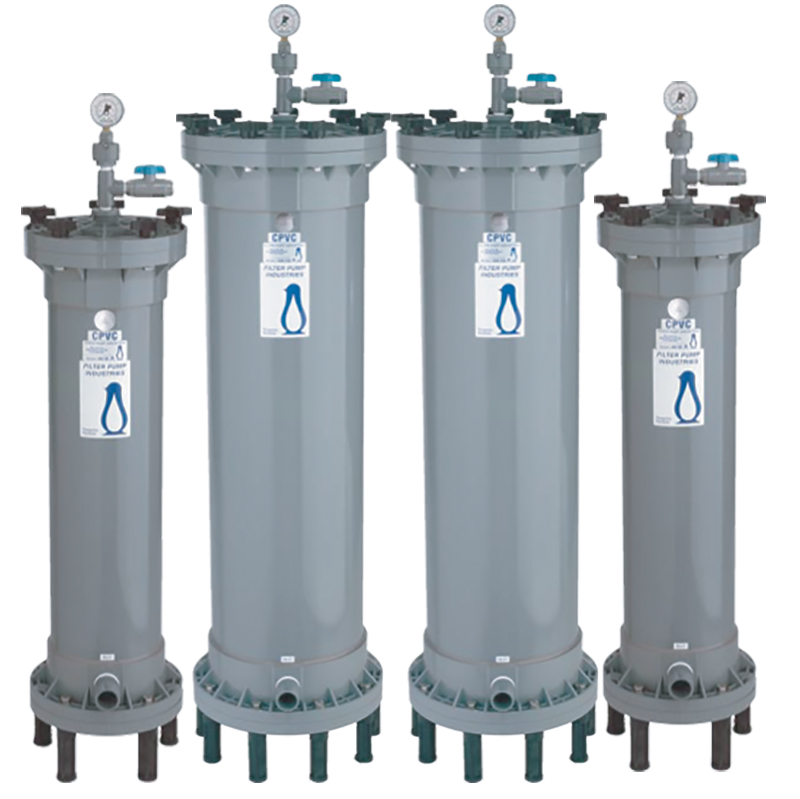 Penguin filter chambers for pumps and filters